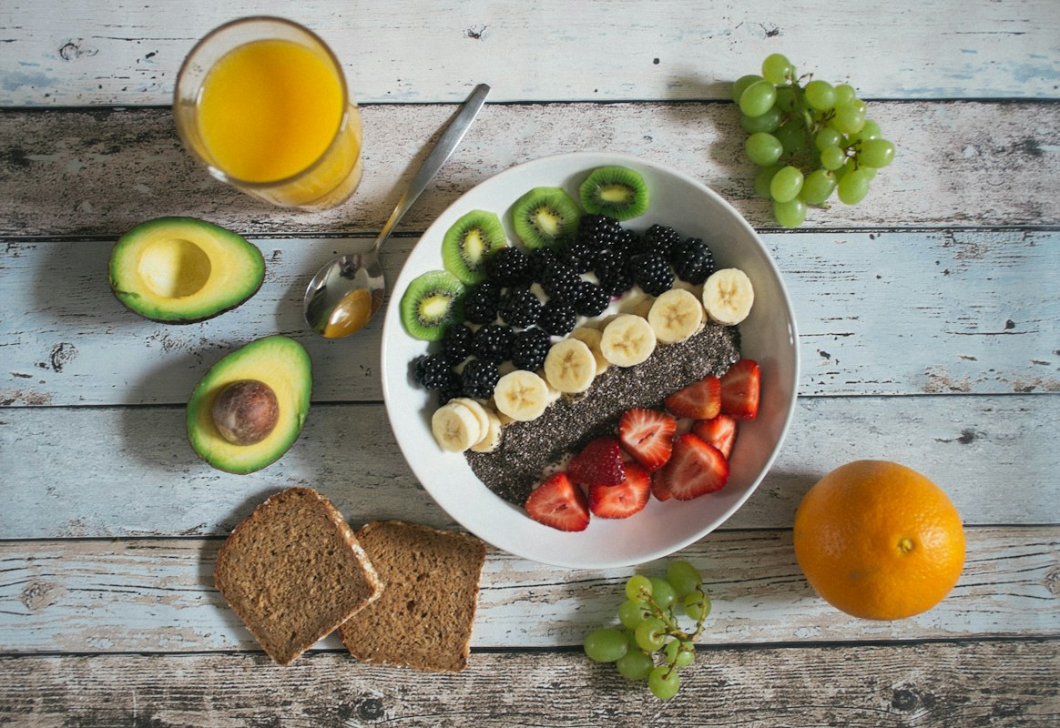 Healthy nutrition supporting beautiful hair and nails